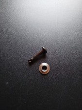 Set Zapfen Sitzbank MZ 125 SM SX MuZ Sitzbankschraube schwarz Schlitz