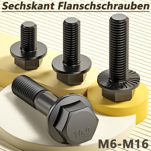 Sechskantschrauben mit flansch - mit,