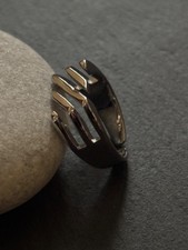 Silberfarbener Ring Kupfer |