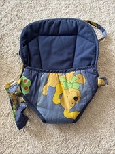 Baby Puppe Tragetasche Blau Hund Knorr Neuwertig