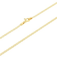 14K Gelbgold Solide 2mm