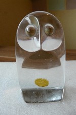 Moderne Glaseule Echt