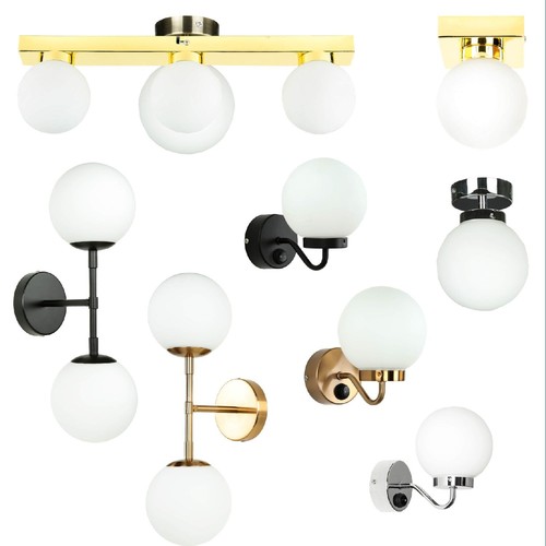 Badlampe glas kugel schirm - glas,