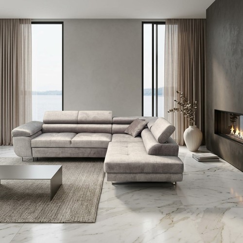 Modernes ecksofa mit - modernes,