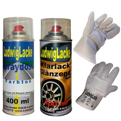 Autolackspray set jaune - autolackspray, in