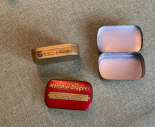 Alte Blechdose Menthol-Dragees