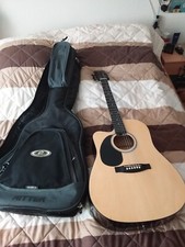 Western Gitarre für Linkshänder  Top Zustand, Mit Tragetasche Anschluß Kabel