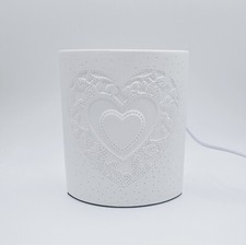 Gilde Porzellan Lampe Ellipse