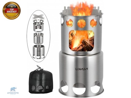 Lixada campingkocher holzofen - lixada,