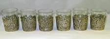 6 alte Likörgläser -