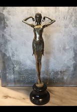 Bronzefigur Art Deco Bronze