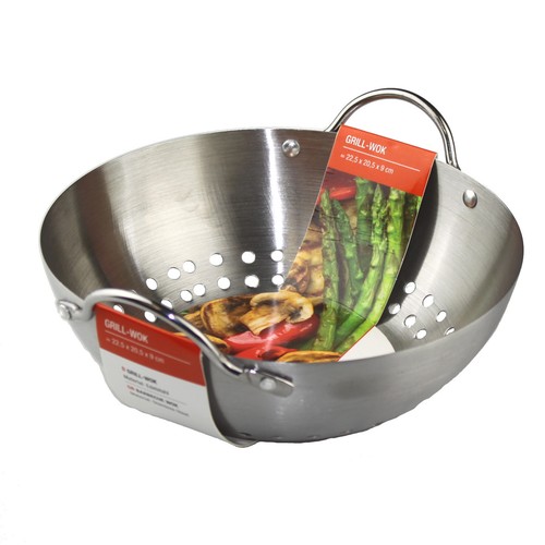 Grill wok gemüseschale - grill-wok,