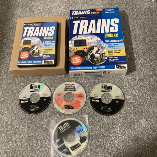 Rom trains deluxe - cd-rom,
