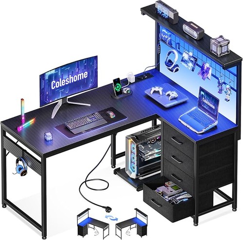 Coleshome gaming tisch - tisch, mit