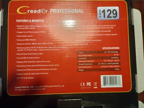 Diagnose tester auto - tester,