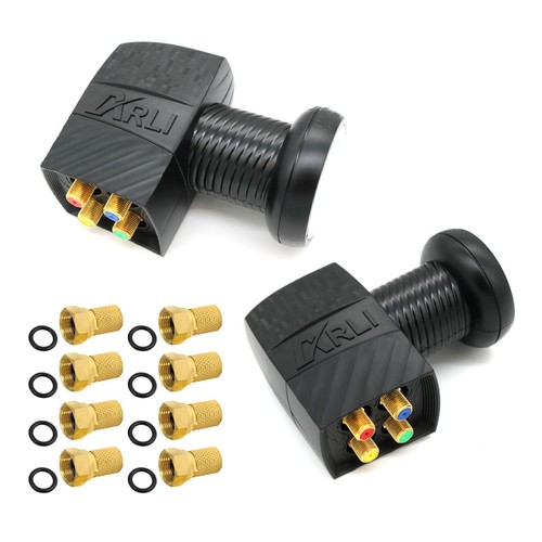 Quad lnb sat digital 2x - hd,