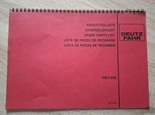 Deutz Fahr Kreiselmäher KM 3.23 S Ersatzteilliste