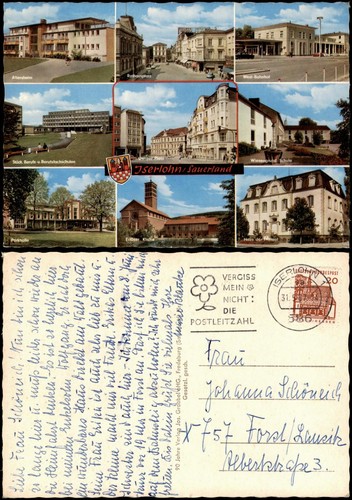 Ansichtskarte iserlohn - ansichtskarte,
