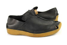 Snipe Gr.44 Herren  Halbschuhe Slipper  Sneaker Leder Schwarz  TOP  J 803