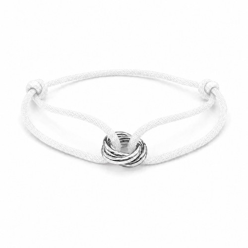 Trinity bracelet silber weiß - trinity,