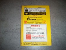 Fernsprechbuch Füssen und Umgebung von 1973/74 - Telefonbuch