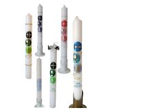 Taufkerze,Kommunionkerze Konfirmationskerze -Kelch,Boot,Kreuz  Mädchen,Junge