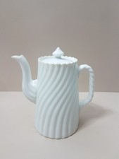 Bisto England schöne Kanne Tee- / Kaffeekanne 2-tlg. Porzellan Vintage Top!