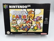 N64 Nintendo 64 Paper Mario mit OVP und Anleitung EUR