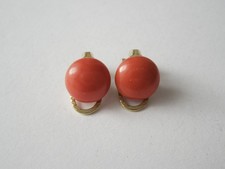 Ohrringe Ohrclips Koralle