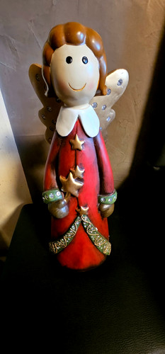 Weihnachtsengel keramik figur - keramik,