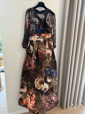 ❤️?? Abendkleid Seide Luxus  Elegant Hingucker IT 42 (DE 36) lang Neu