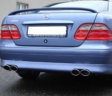 FOX Sportauspuff Mercedes CLK C208/A208, Bj. 1997-2002, 2x88x74mm oval re/li