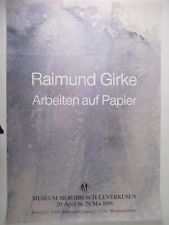 Raimund Girke Arbeiten auf Papier Leverkusen Plakat 84x60cm O-4664