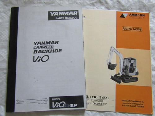 Yanmar vio15 crawler backhoe - vio15,