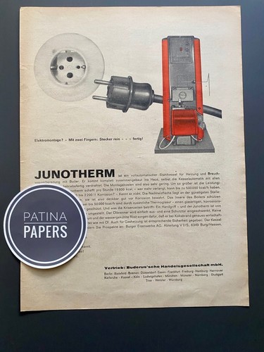 1964 junotherm buderus wetzlar - 1964,