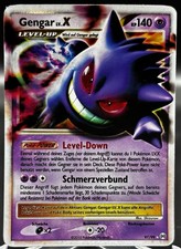 Pokémon 2010 Gengar LV.X Holo 97/99 Platin Arceus Deutsch EX - VG