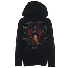 Schwarzer pullover hoodie - schwarzer,