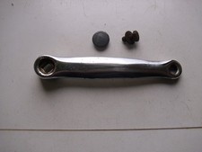 Fahrrad linke Kurbel,Kurbelarm 170mm aus Stahl Vierkanttretlager,Vierkantachse