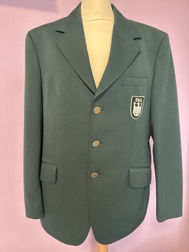 Zoll uniformjacke grün mit - uniformjacke,