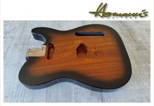 Tele Roasted Swamp Ash Body, 3-teilig, Finish Amber Burst, Gewicht  nur 1,92 kg