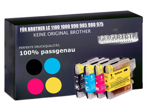 Druckerpatronen kompatibel - 4x,