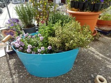 Blechwanne Blumenkübel