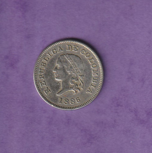 Kolumbien centavos 1886 - kolumbien,