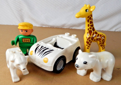 Lego duplo zoo keeper safari - lego,