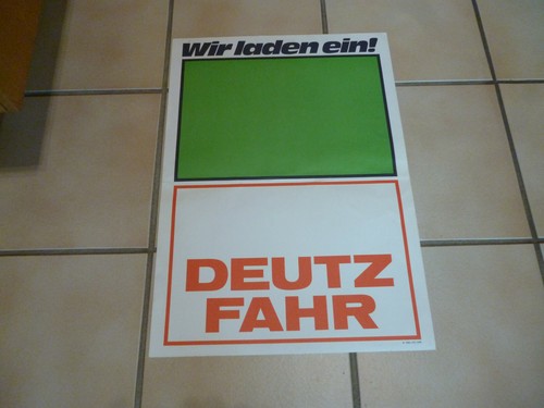 Deutz fahr wir laden ein - wir,