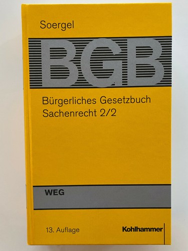 Soergel bgb weg - soergel,