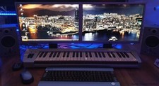 Music Shuttle PC E-MU1820m Midi Masterkeyboard Lepy Boxen LG 22 Zoll Monitore