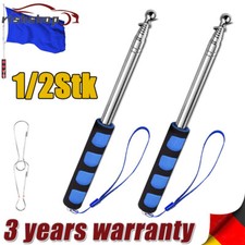 Teleskop Fahnenstange Tragbarer Stab 2.5m Für Reise Camping Ausflüge Reiseleiter
