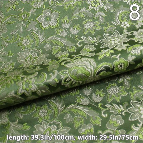 Blumen jacquard satin stoff - jacquard,