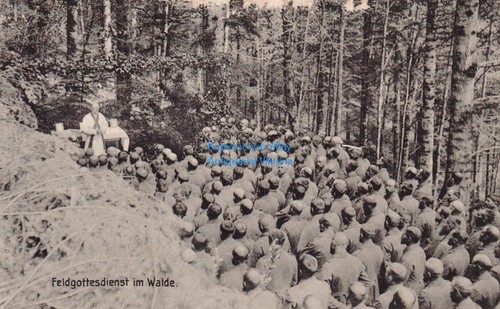 Feldgottesdienst - ak,